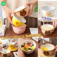 LINE FRIENDS 陶瓷刻度碗