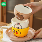 LINE FRIENDS 陶瓷碗4件套