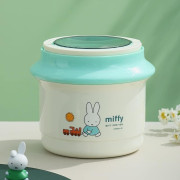 miffy 圓形雙層不鏽鋼保溫飯盒