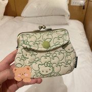 日系HelloKitty口金包零錢包卡包證件二合一