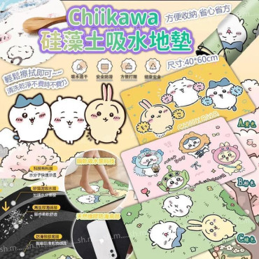 Chiikawa吸水防滑硅藻地墊